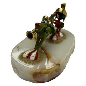 Ron Lee Marvin Martian Best Friend Sculpture 1993 Signed Rare Looney Tunes AS-IS